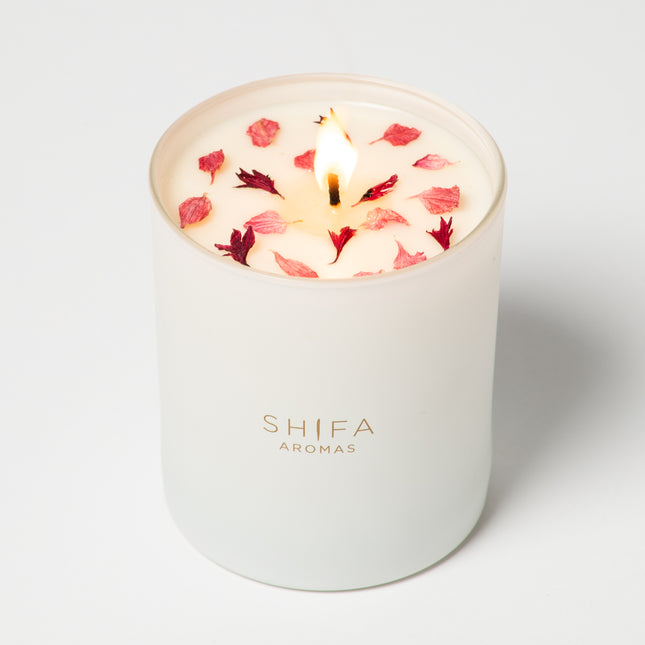 Cherry Orchard Glass Candle | Red Fruits, Vetiver & Sweet Musk | Take time to indulge...