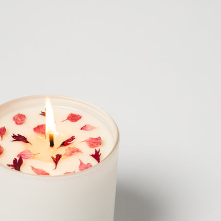 Cherry Orchard Glass Candle | Red Fruits, Vetiver & Sweet Musk | Take time to indulge...