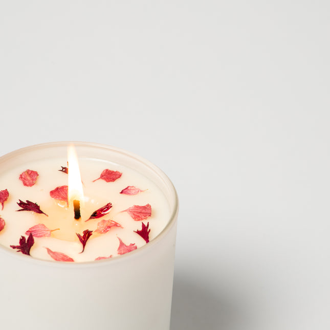 Cherry Orchard Glass Candle | Red Fruits, Vetiver & Sweet Musk | Take time to indulge...