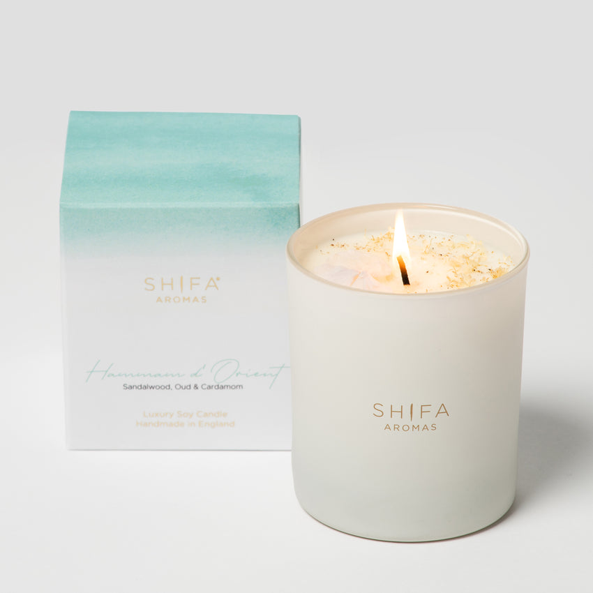 Shifa Aromas Luxury Glass Candles