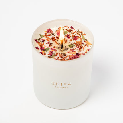 Secret Garden Glass Candle | Bergamot, Tonka & Oud - Take time to relax