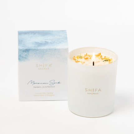 Moroccan Souk Glass Candle | Mandarin, Lily & Patchouli