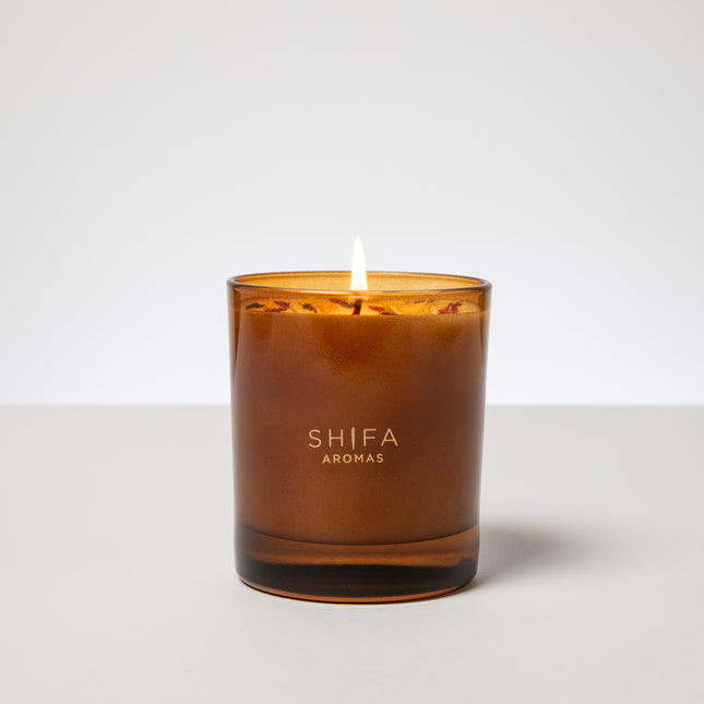 Hummingbird - Essential Oil Glass Candle | Lemon, Mandarin & Geranium