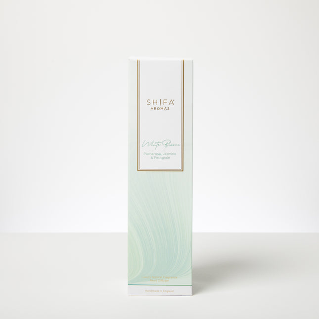 White Bloom - Essential Oil Reed Diffuser | Jasmine, Petitgrain and Ylang