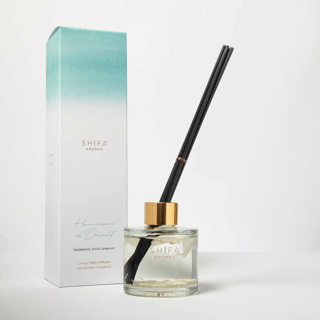 Hammam d'Orient Reed Diffuser | Sandalwood, Oud & Cardamom | Take time to pause…