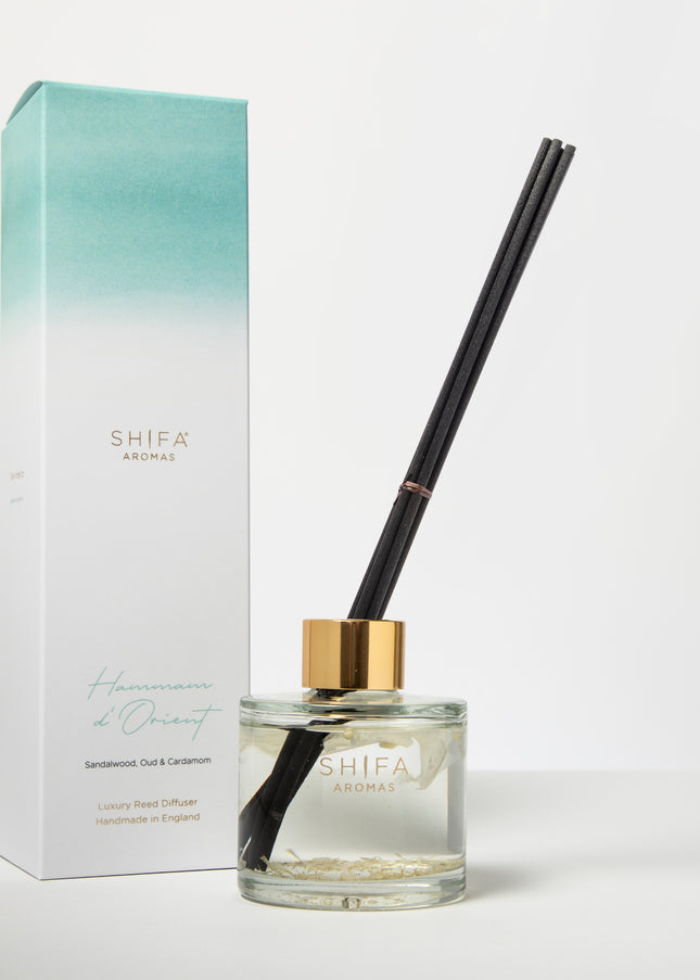 Hammam d'Orient Reed Diffuser | Sandalwood, Oud & Cardamom | Take time to pause…