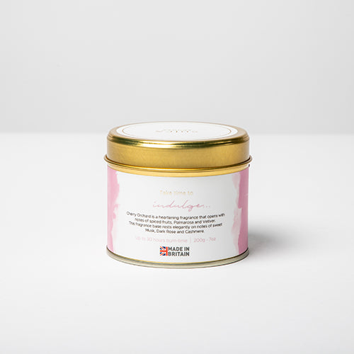 Cherry Orchard Tin Candle