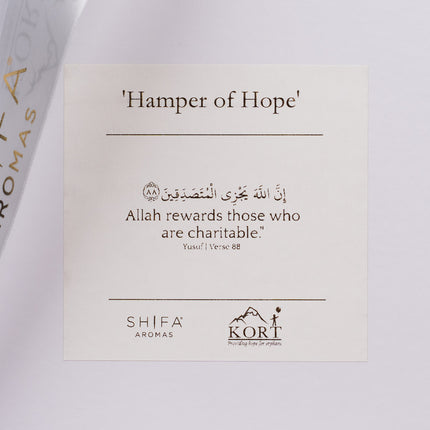 Hamper of Hope - KORT x Shifa Aromas - Limited Ed.